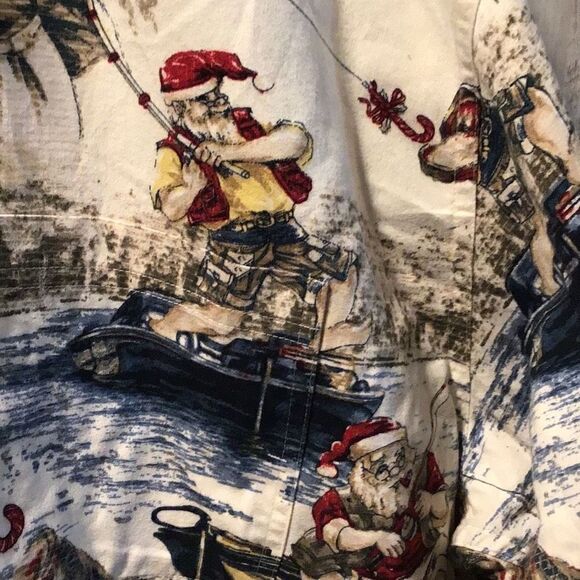 Button down, Santo goes fishing by Magellan size extra large - Picture 4 of 7